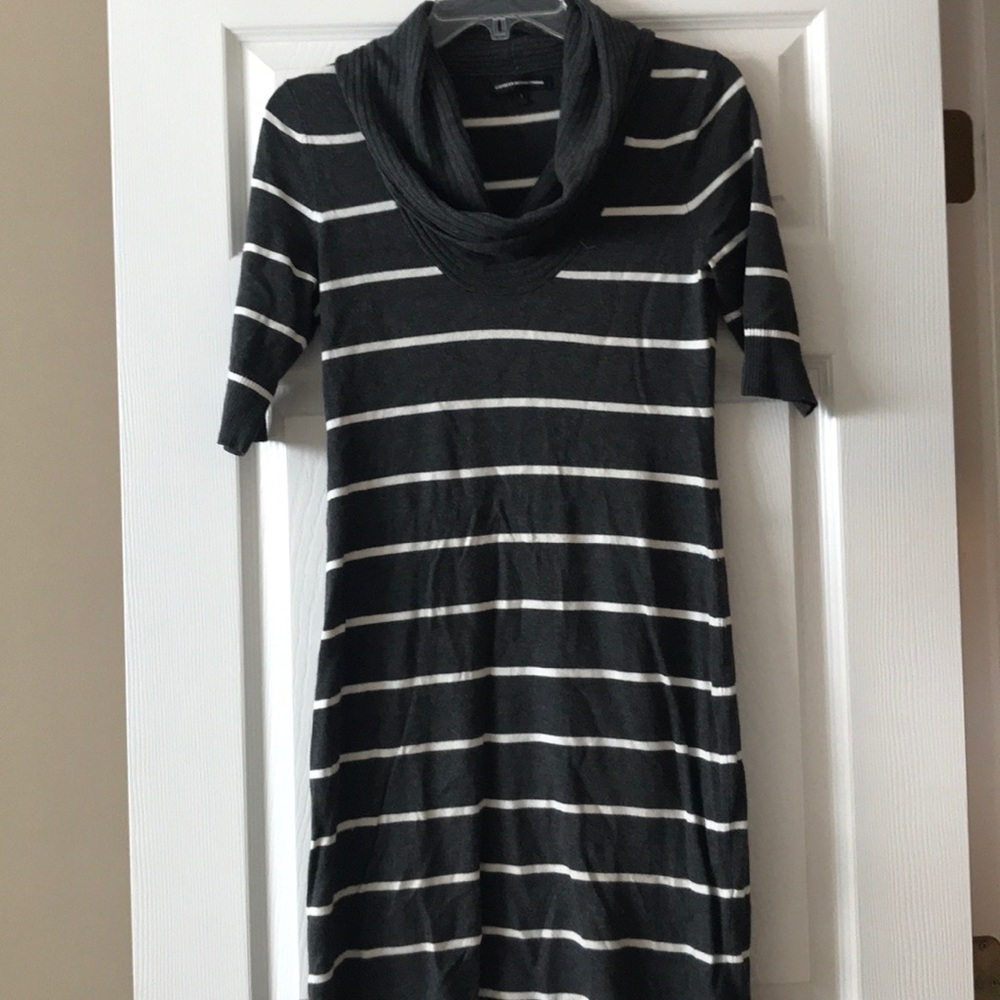 Express striped sweater dress